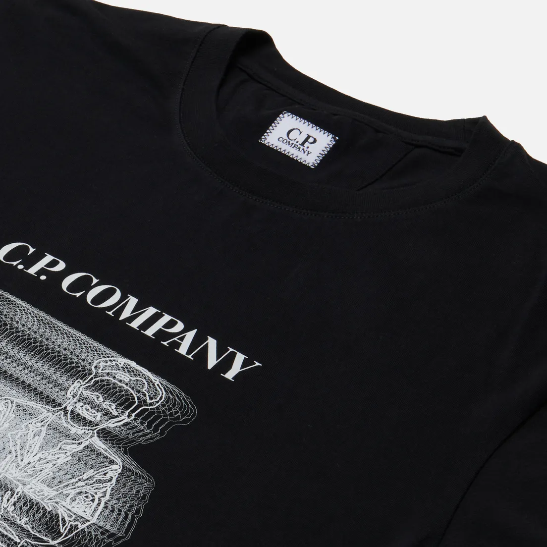 C.P. Company Мужская футболка 30/1 Jersey Blurry British Sailor