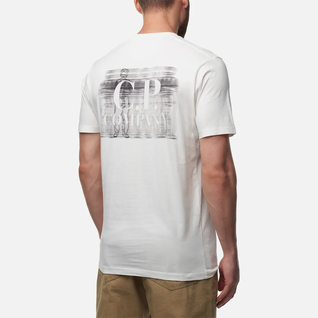 C.P. Company Мужская футболка 30/1 Jersey Blurry Logo