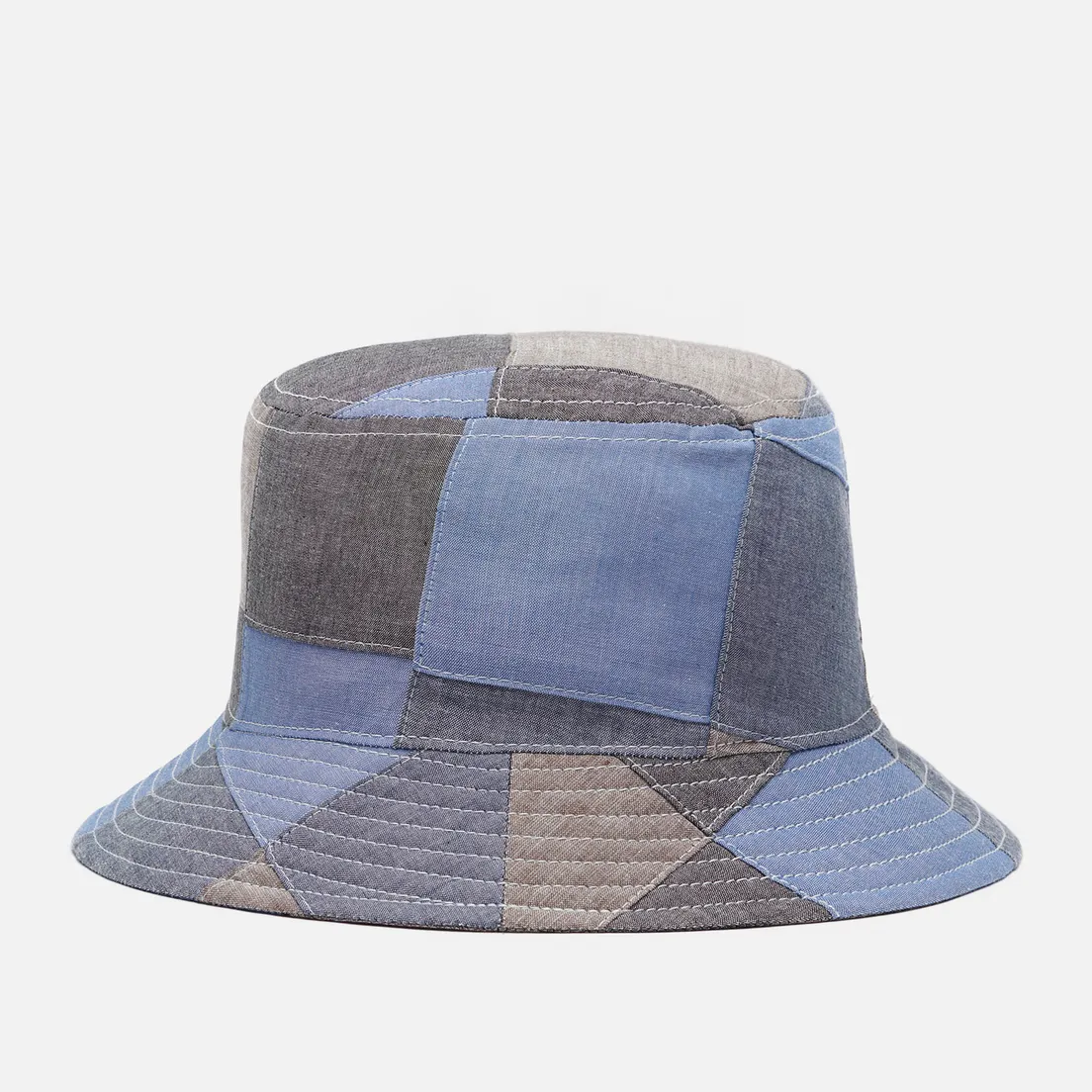 Anonymous Ism Панама Chambray Patchwork