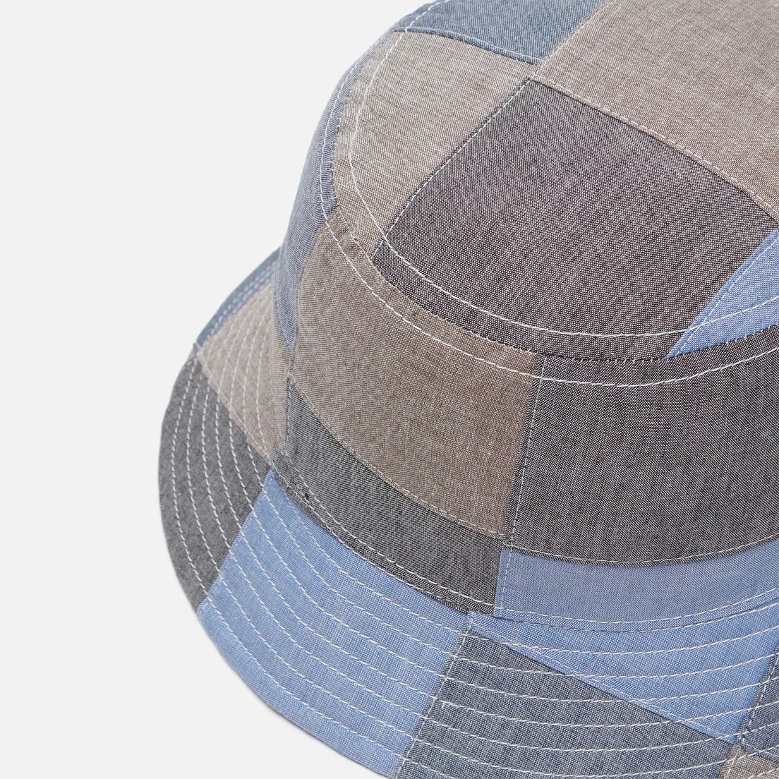 Anonymous Ism Панама Chambray Patchwork