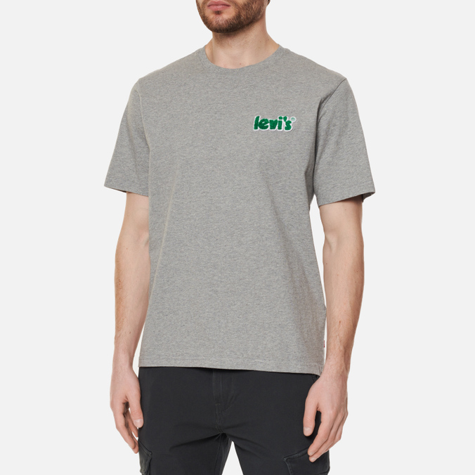 Мужская футболка Levi's, цвет серый, размер XXL 16143-0395 Relaxed Graphic - фото 3