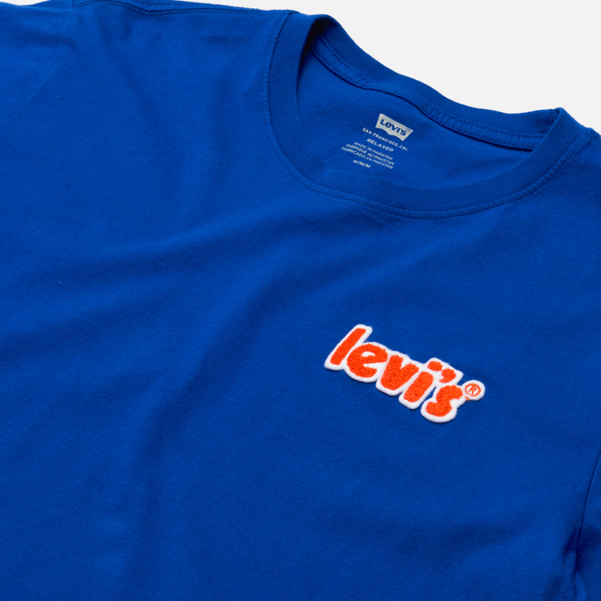 Мужская футболка Levi's, цвет синий, размер S 16143-0398 Relaxed Graphic - фото 2