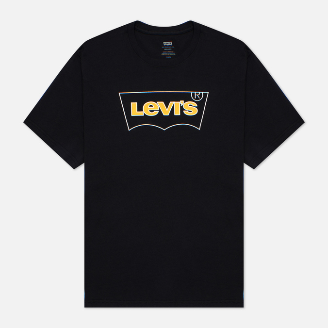 Мужская футболка Levi's, цвет чёрный, размер XXL