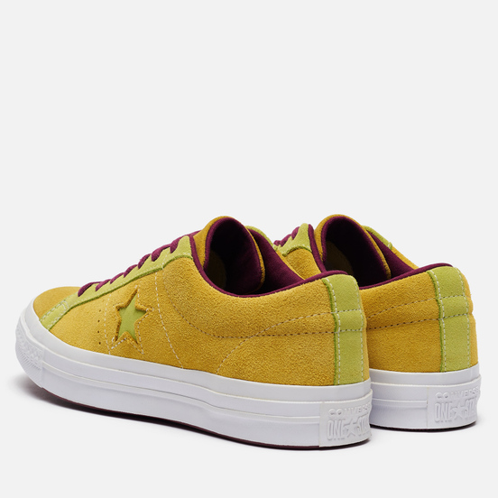 Мужские кеды Converse One Star Apple Green/Sharp Green