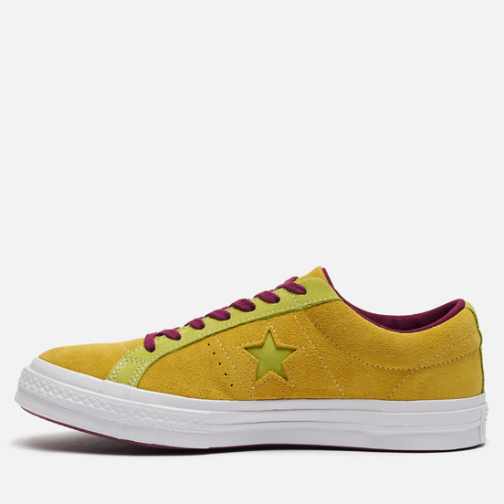 Мужские кеды Converse One Star Apple Green/Sharp Green