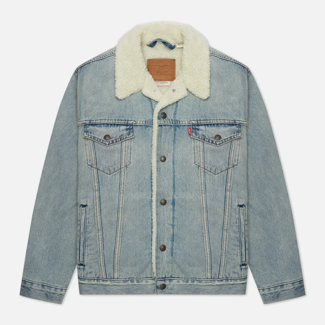 Levi's Мужская джинсовая куртка Type III Sherpa Trucker