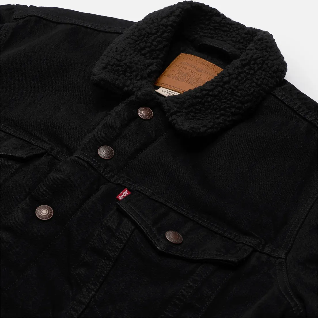 Levi's Мужская джинсовая куртка Type III Sherpa Trucker