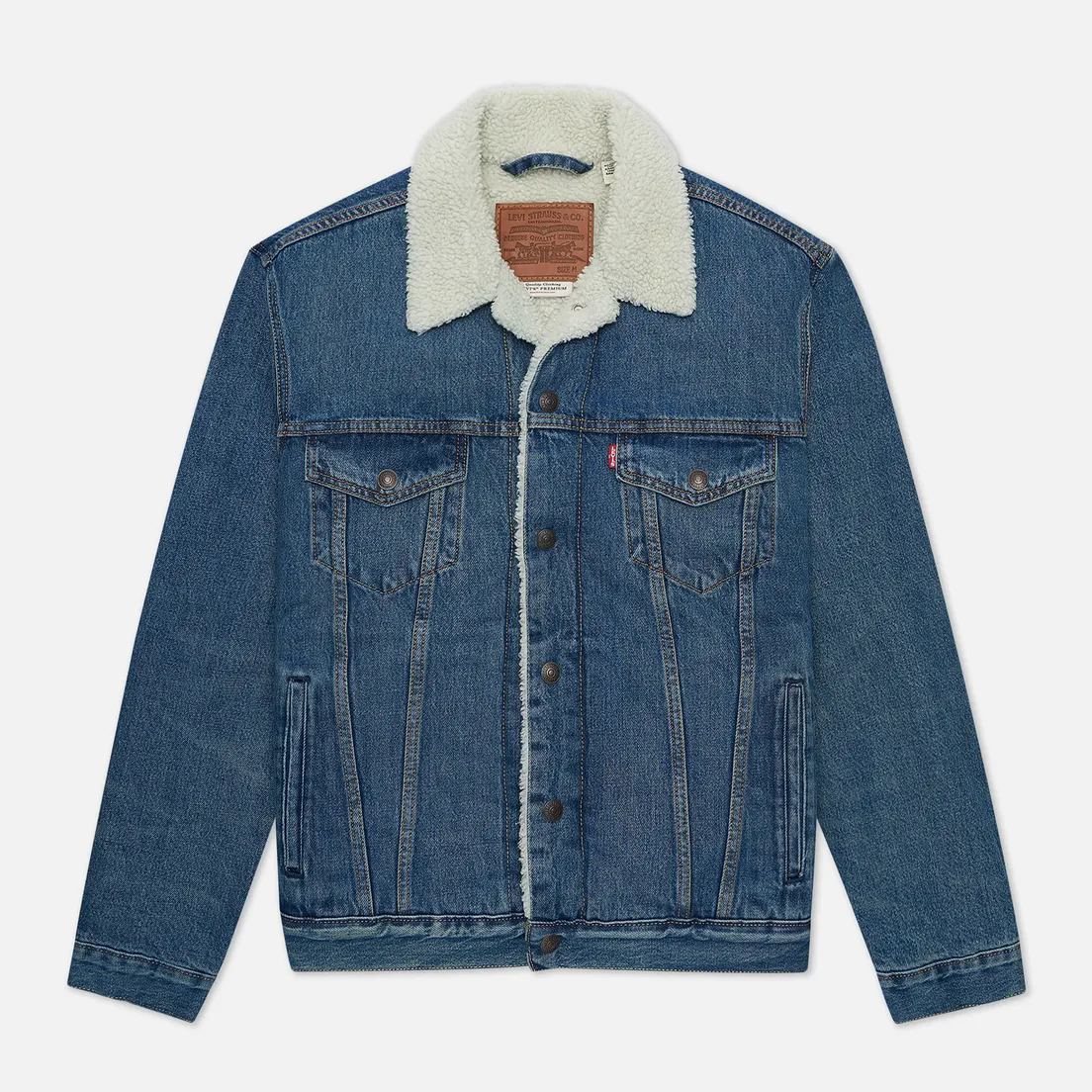 Levi's Мужская джинсовая куртка The Sherpa Trucker