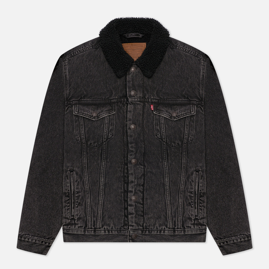 Мужская джинсовая куртка Levi's Type III Sherpa Trucker Roadster Sherpa