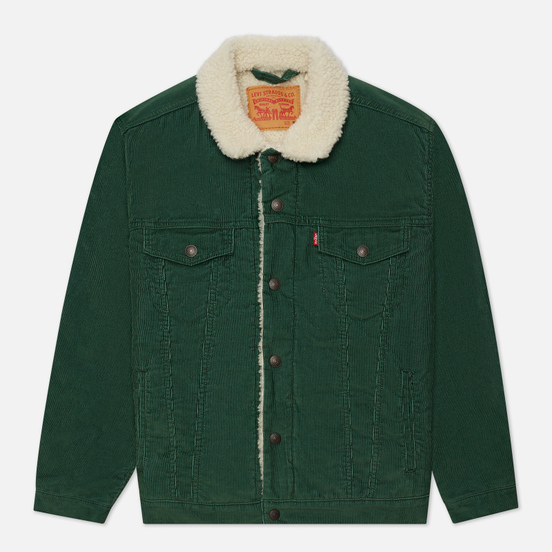 Мужская куртка Levi's Type III Sherpa Trucker Pine Needle