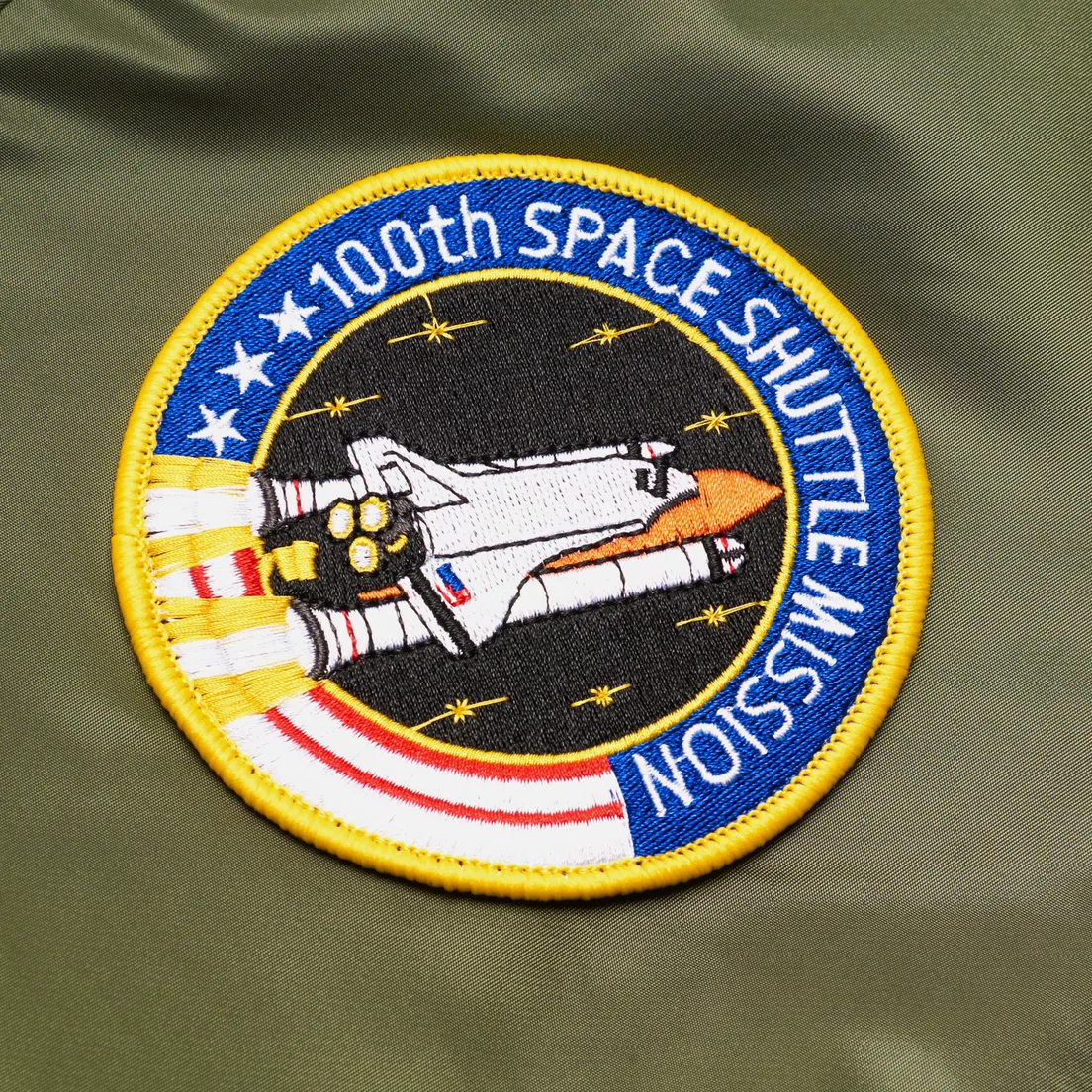 Alpha Industries Мужская куртка бомбер NASA MA-1 VF