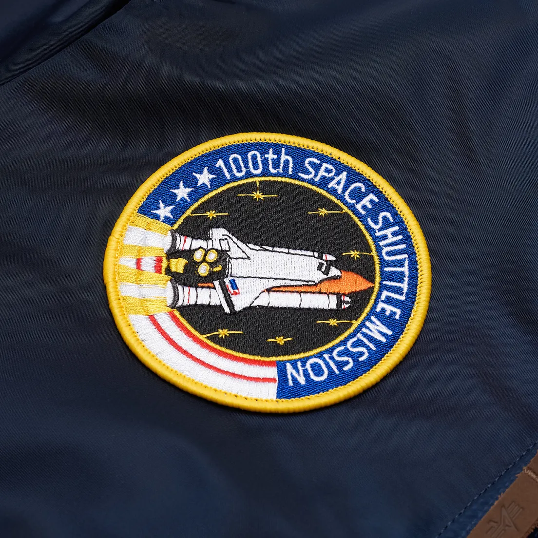 Alpha Industries Мужская куртка бомбер NASA MA-1 VF