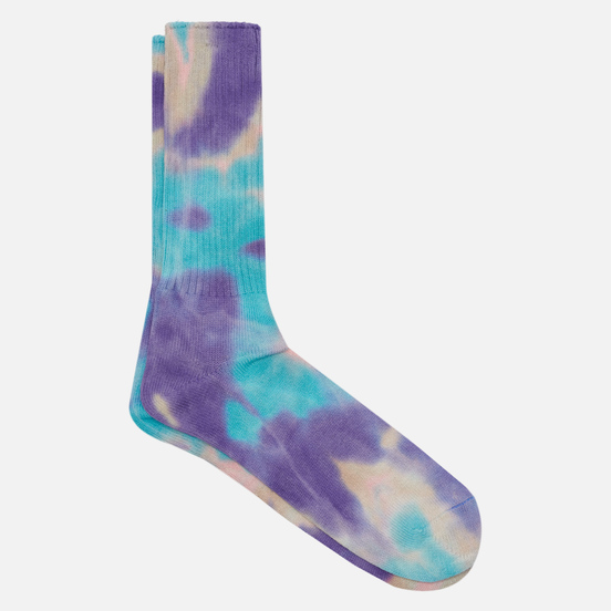 Носки Anonymous Ism Tie Dye Crew Blue