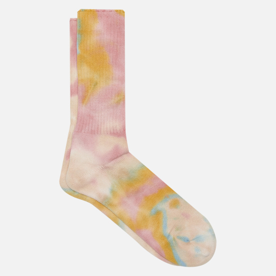 Носки Anonymous Ism Tie Dye Crew Pink