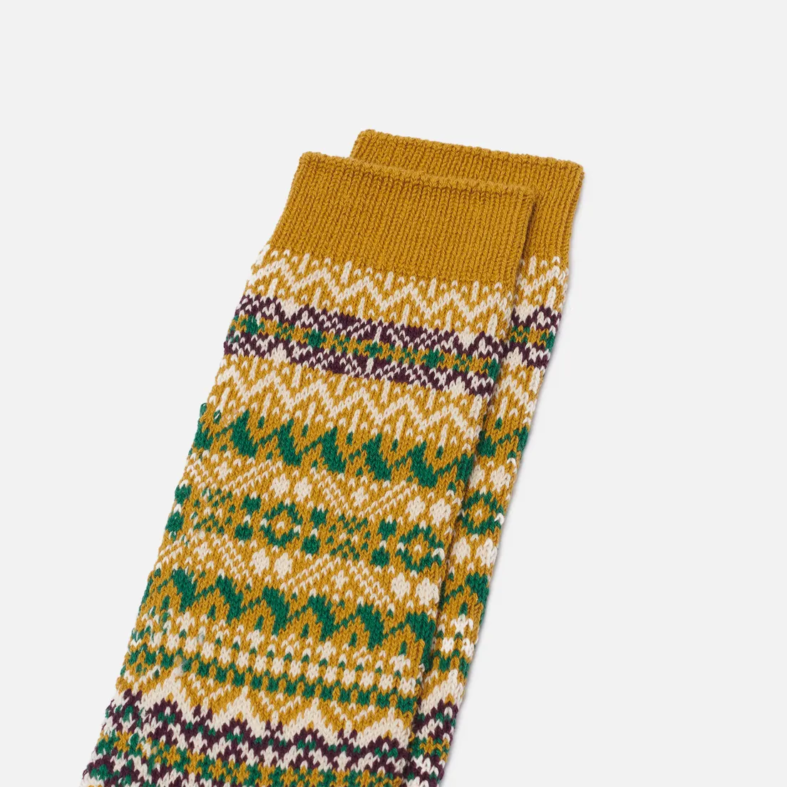 Anonymous Ism Носки Old Pattern Jacquard Crew
