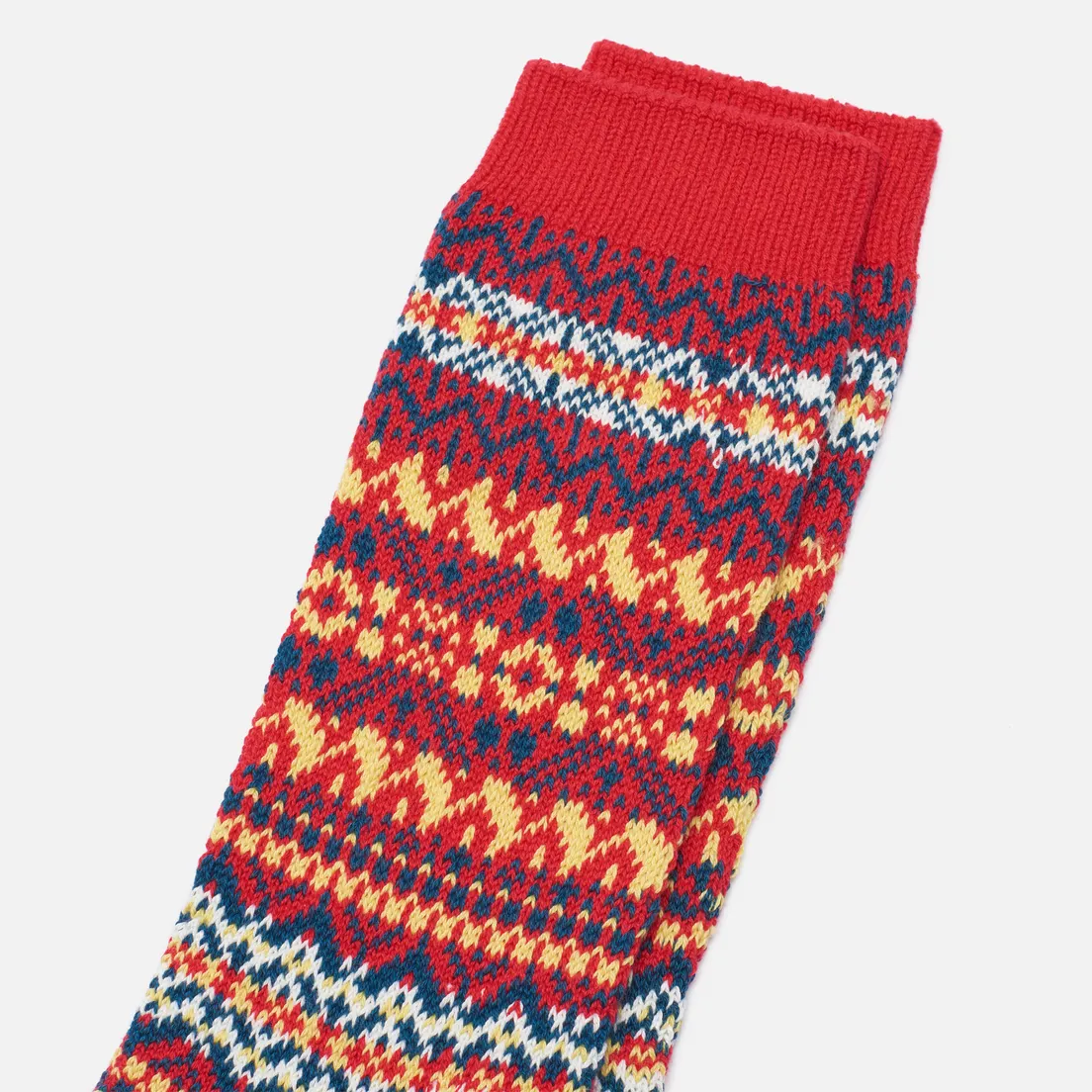 Anonymous Ism Носки Old Pattern Jacquard Crew