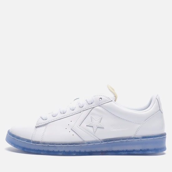 Мужские кеды Converse x Rokit Pro Leather Ox White/White/Oriole