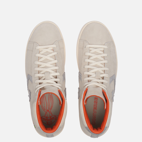 Кеды Converse x Bugs Bunny Pro Leather Hi Natural Ivory/Egret/Grey