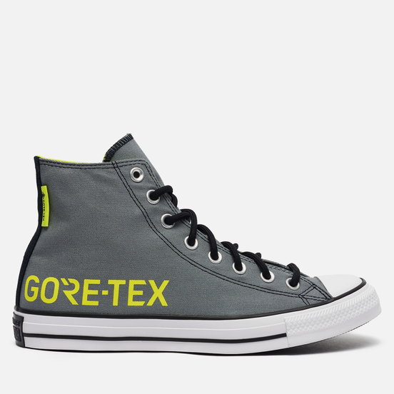 Мужские кеды Converse Chuck Taylor All Star High Gore-Tex Fuji Construction Limestone Grey/Lemon Venom