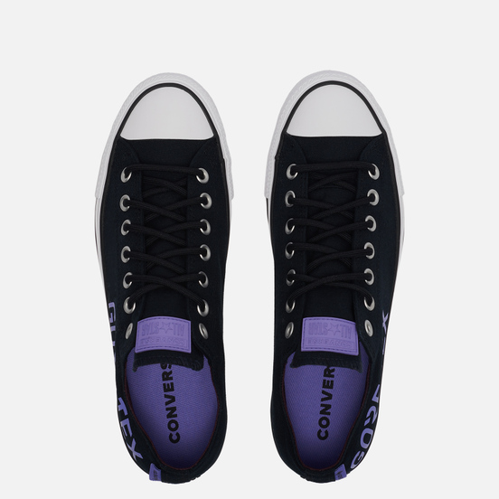 Мужские кеды Converse Chuck Taylor All Star Low Gore-Tex Fuji Construction Black/Bright Lilac/White