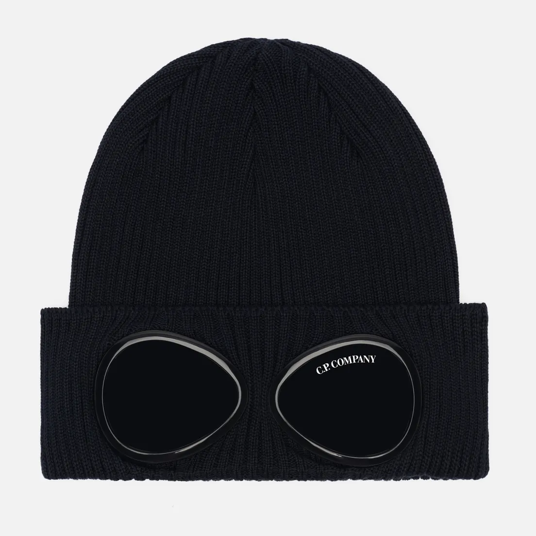 C.P. Company Шапка Cotton Goggle Ribbed