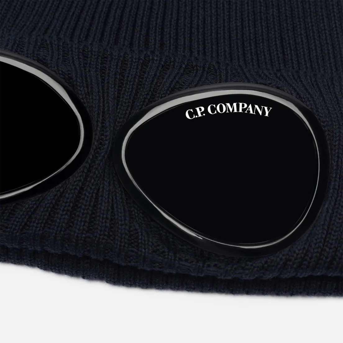C.P. Company Шапка Cotton Goggle Ribbed