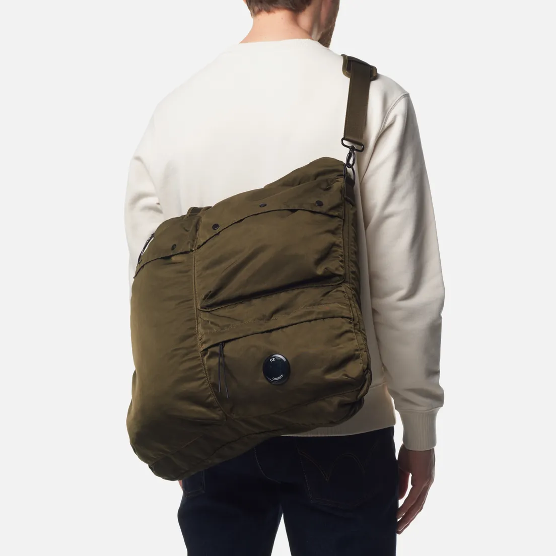 C.P. Company Сумка Nylon B Tote Garmnet Dyed