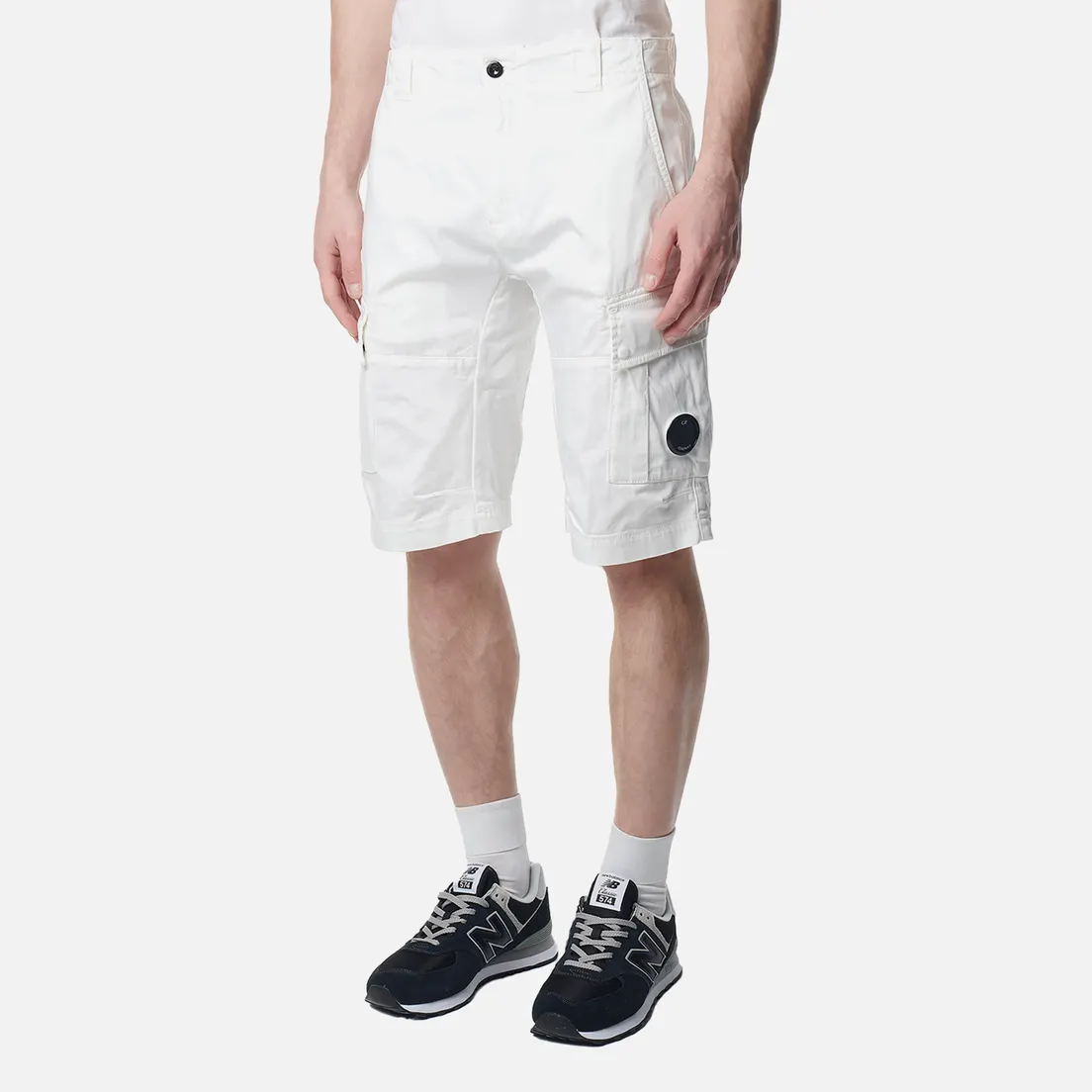 C.P. Company Мужские шорты Stretch Sateen Cargo Lens Detail