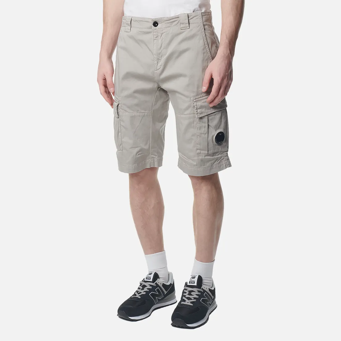 C.P. Company Мужские шорты Stretch Sateen Cargo Lens Detail