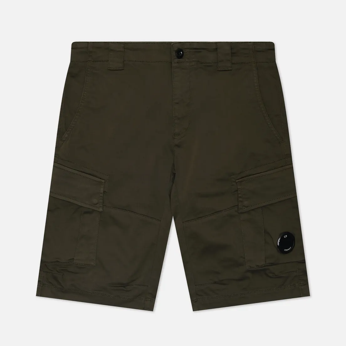 C.P. Company Мужские шорты Stretch Sateen Cargo Lens Detail