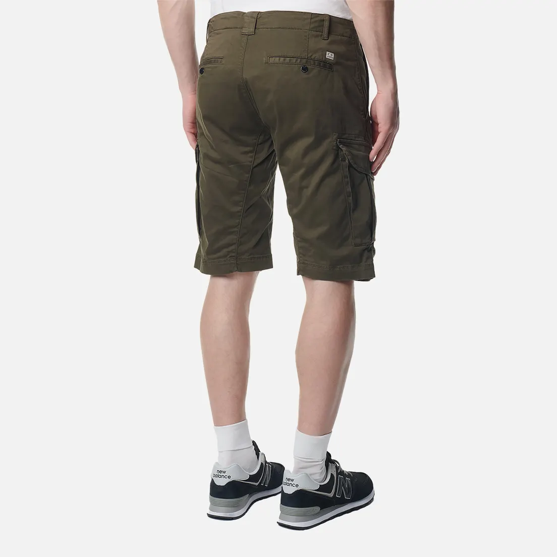 C.P. Company Мужские шорты Stretch Sateen Cargo Lens Detail