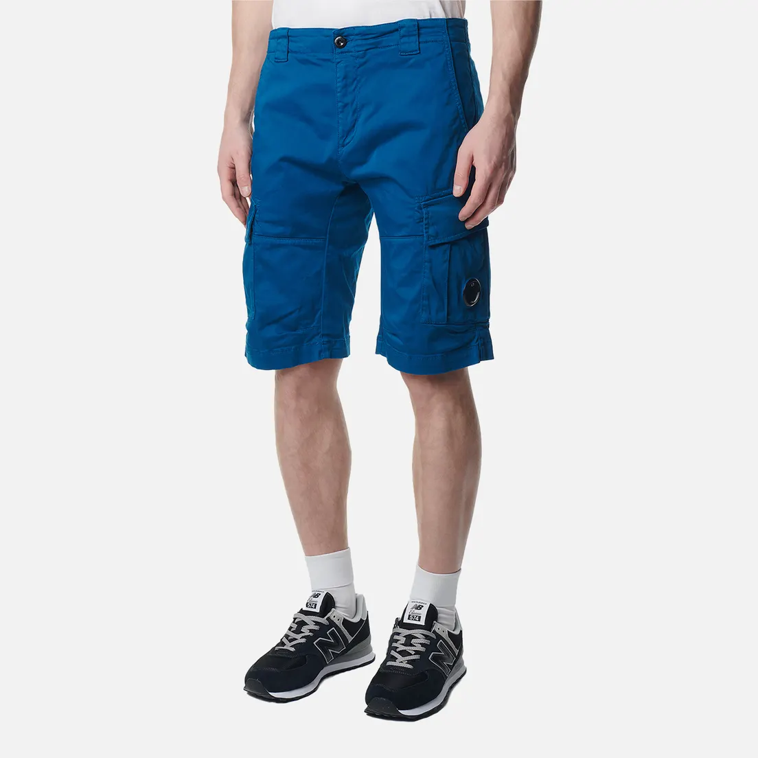 C.P. Company Мужские шорты Stretch Sateen Cargo Lens Detail