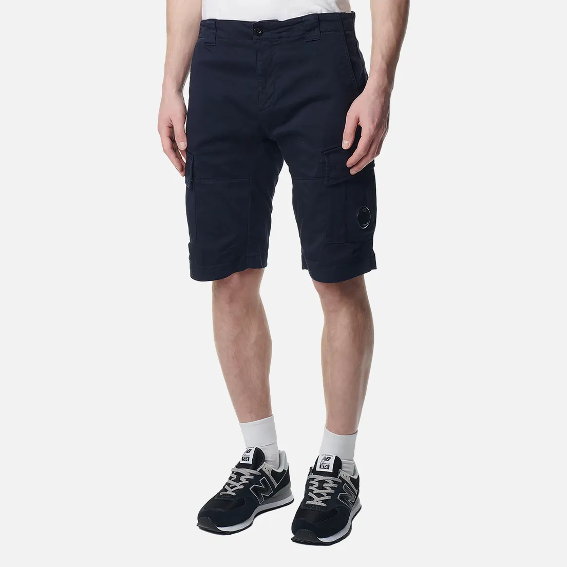 C.P. Company Мужские шорты Stretch Sateen Cargo Lens Detail