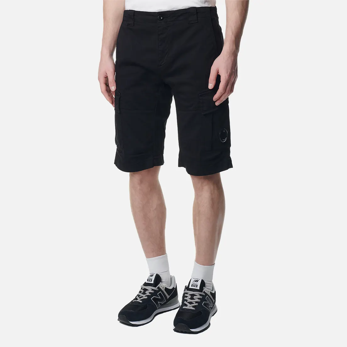 C.P. Company Мужские шорты Stretch Sateen Cargo Lens Detail