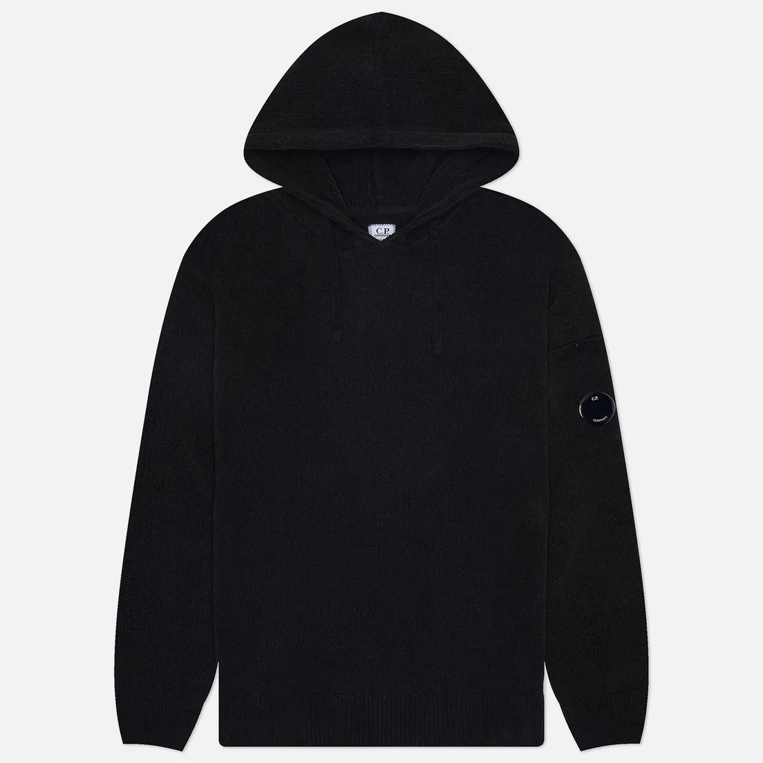 C.P. Company Мужской свитер Chenille Cotton Knit Hoodie