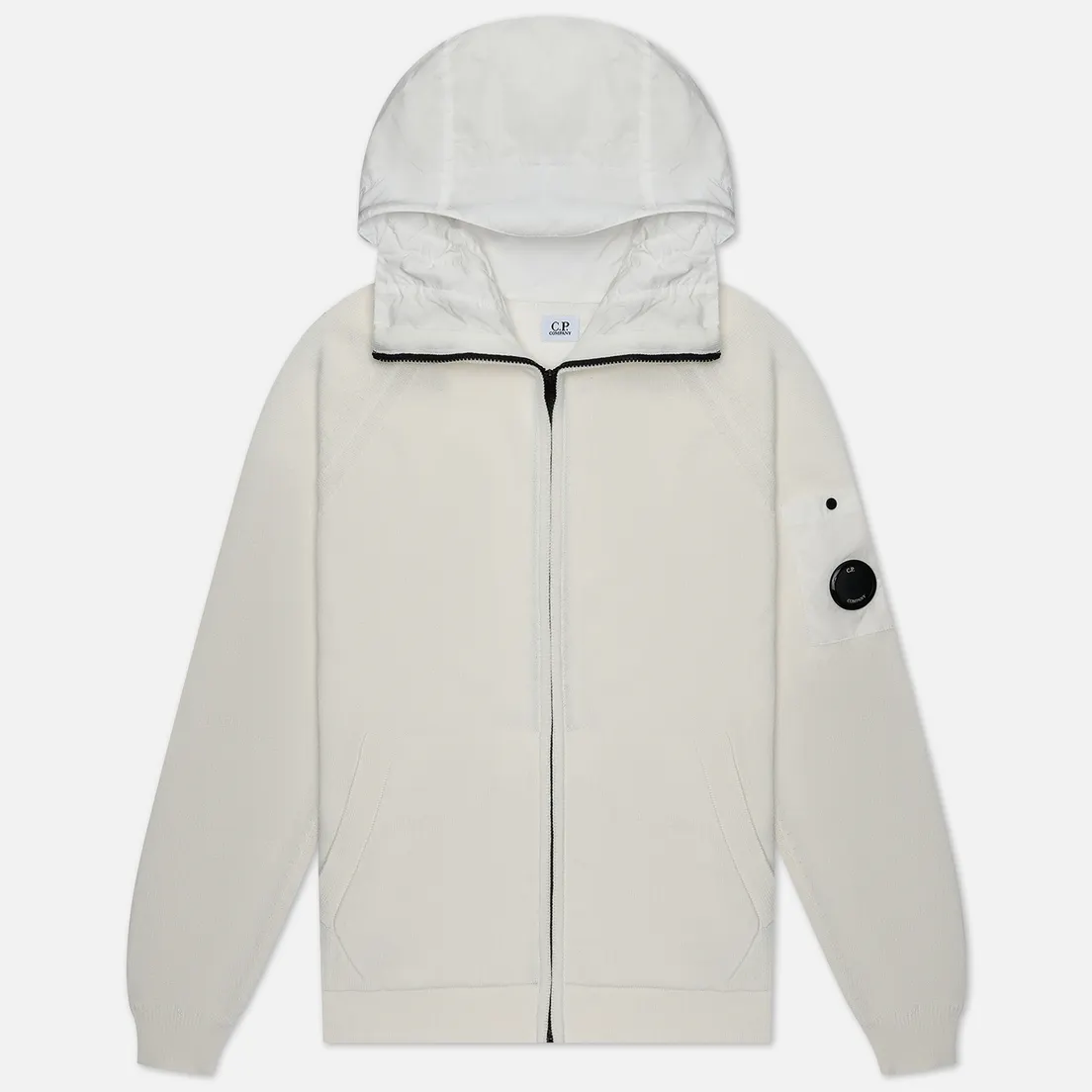 C.P. Company Мужской свитер Cotton Mixed Hooded Knit