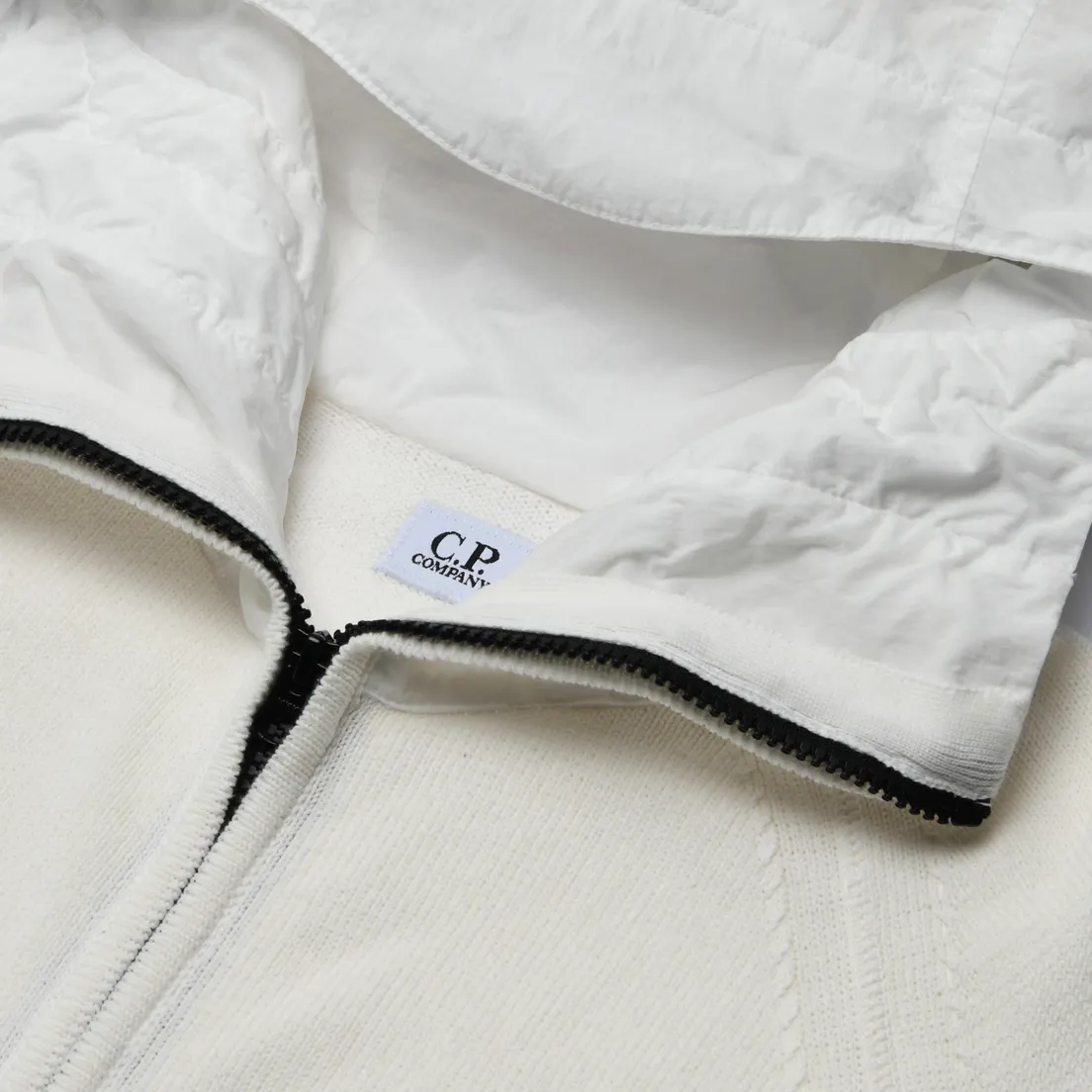 C.P. Company Мужской свитер Cotton Mixed Hooded Knit