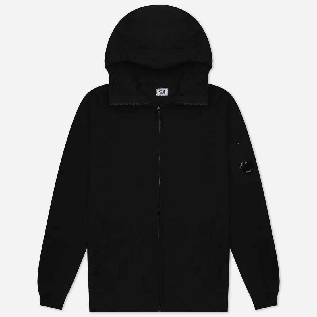 C.P. Company Мужской свитер Cotton Mixed Hooded Knit