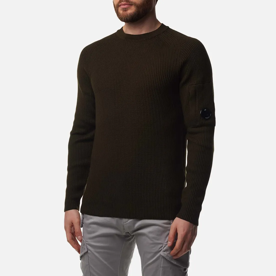 C.P. Company Мужской свитер Sea Island Ribbed Knit
