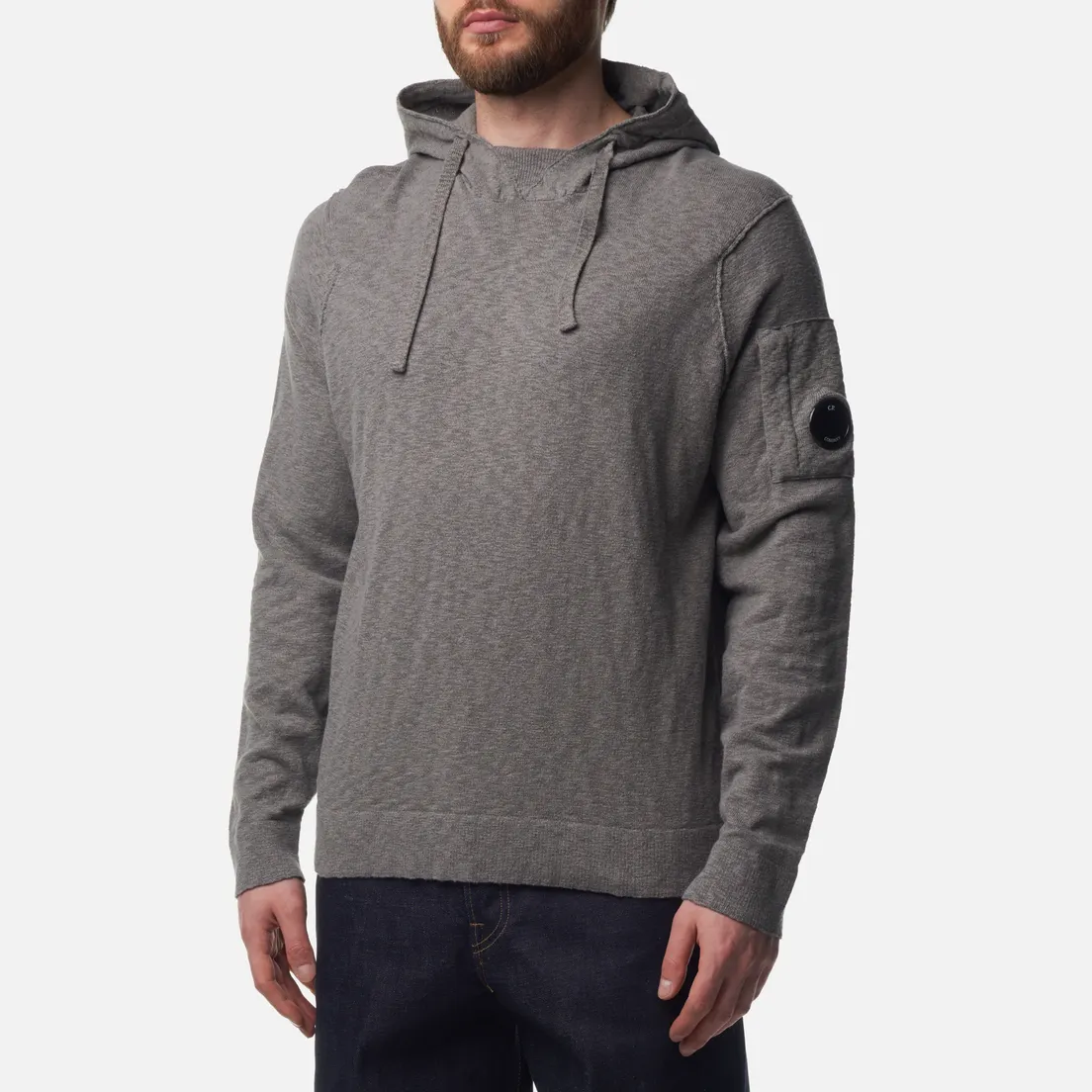 C.P. Company Мужской свитер Melange Knitwear Hoodie