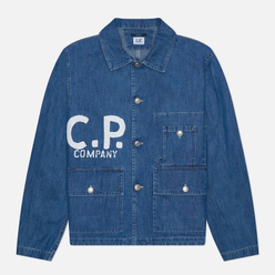 C.P. Company Мужская джинсовая куртка Blu Garment Dyed