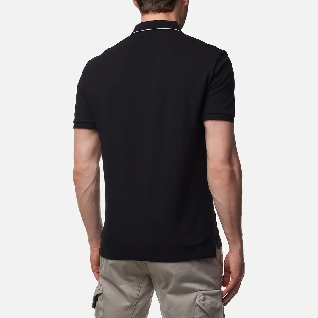 C.P. Company Мужское поло Stretch Piquet Regular Striped Collar