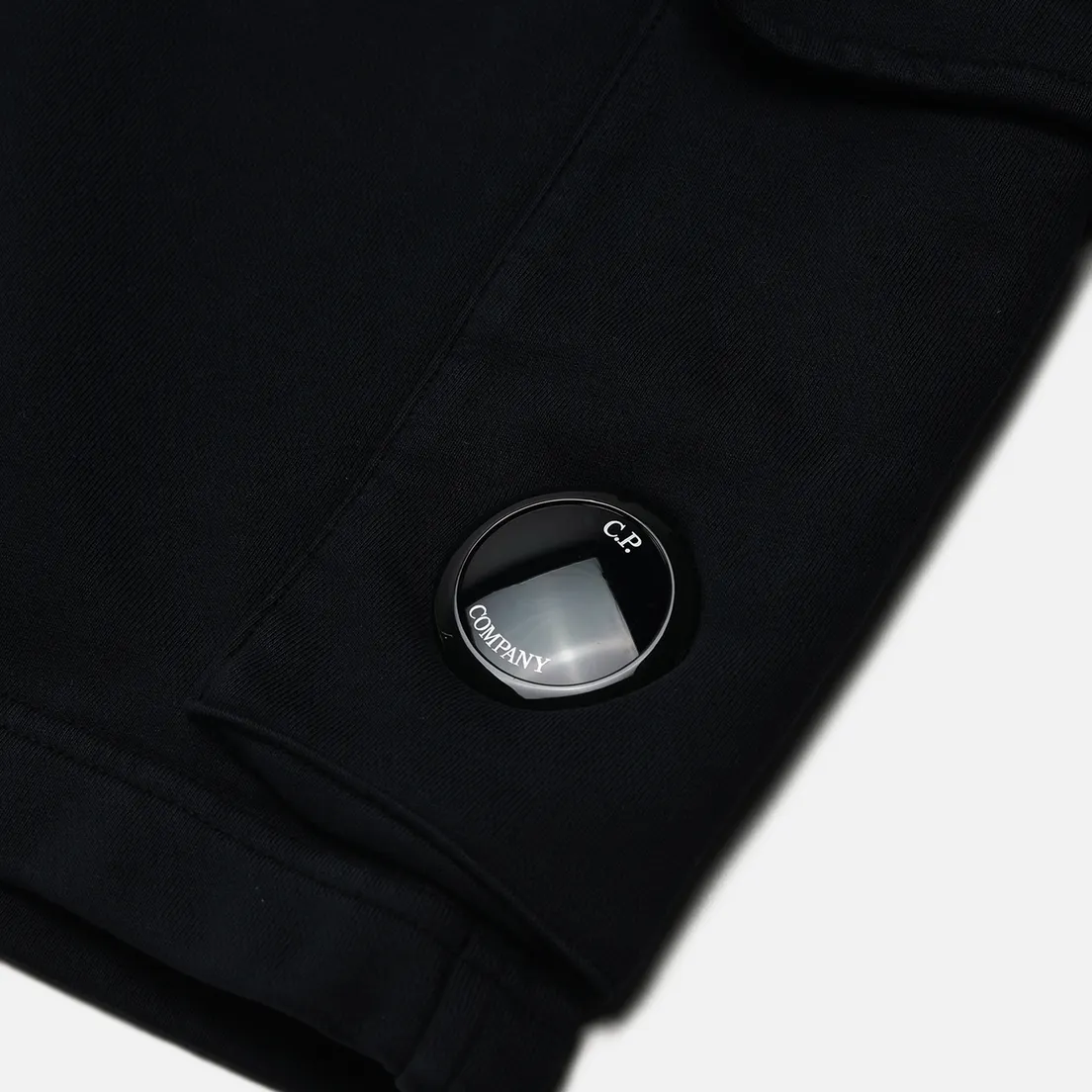 C.P. Company Мужские шорты Cotton Diagonal Fleece Cargo Garment Dyed