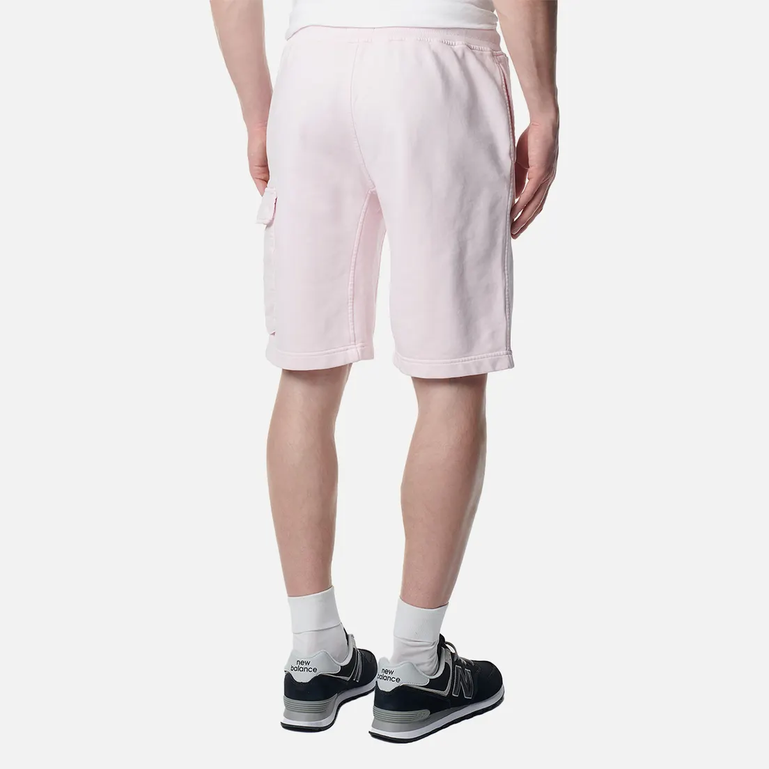 C.P. Company Мужские шорты Cotton Diagonal Fleece Cargo Resist Dyed
