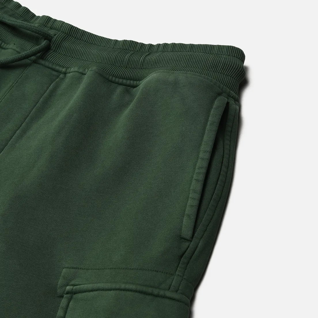 C.P. Company Мужские шорты Cotton Diagonal Fleece Cargo Resist Dyed