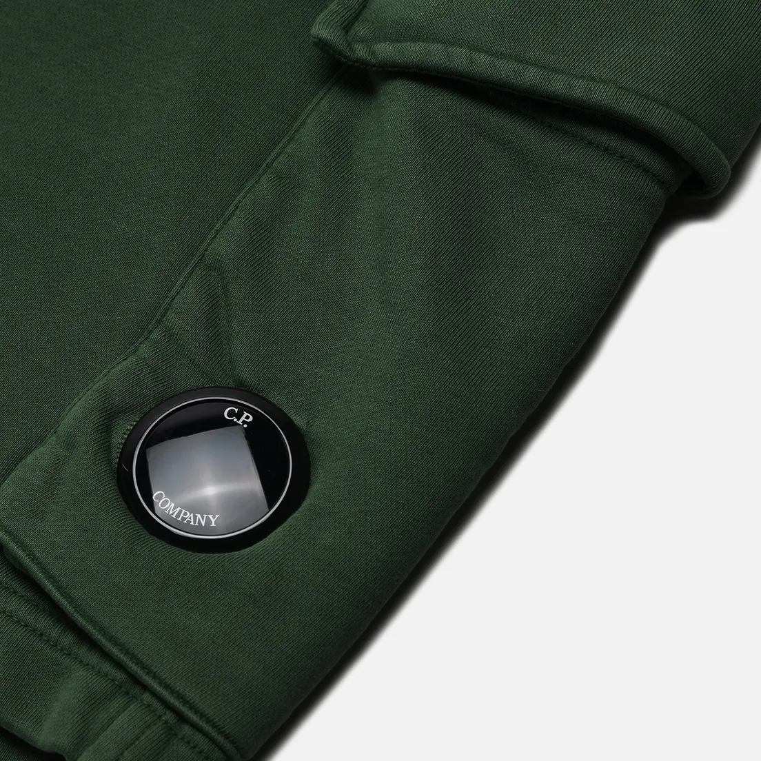 C.P. Company Мужские шорты Cotton Diagonal Fleece Cargo Resist Dyed
