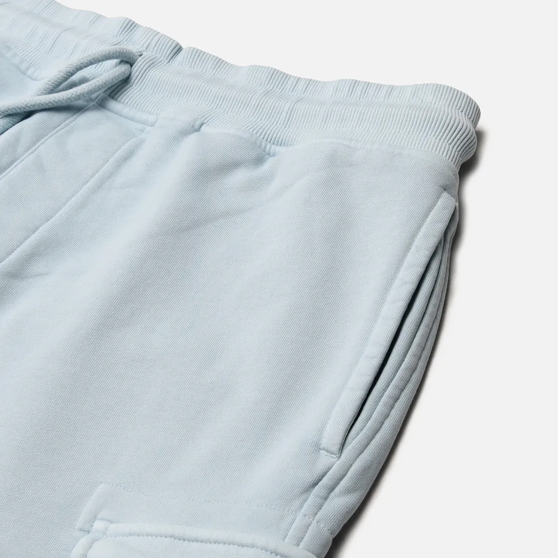 C.P. Company Мужские шорты Cotton Diagonal Fleece Cargo Resist Dyed