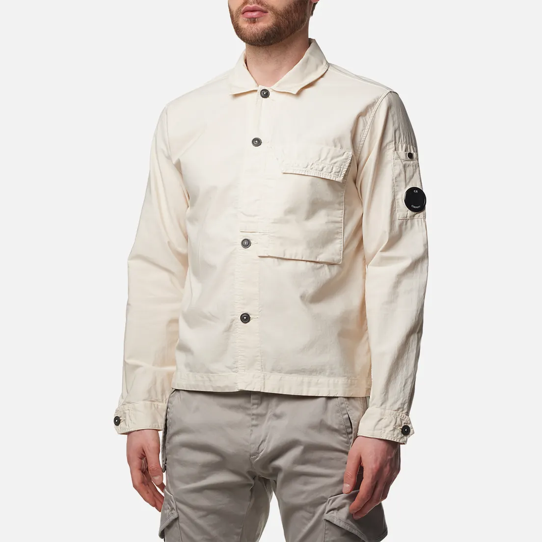 C.P. Company Мужская рубашка Ottoman Garment Dyed