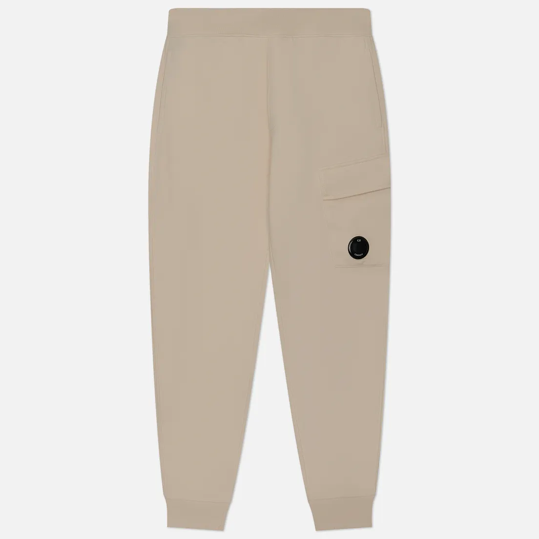 C.P. Company Мужские брюки Diagonal Raised Fleece Cargo Cuffed Leg
