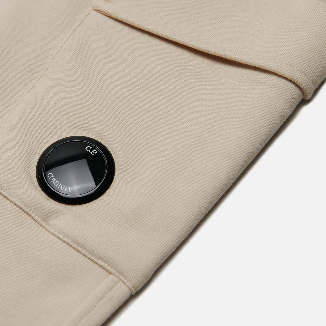 C.P. Company Мужские брюки Diagonal Raised Fleece Cargo Cuffed Leg